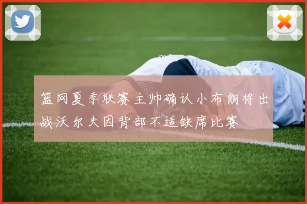 篮网夏季联赛主帅确认小布朗将出战沃尔夫因背部不适缺席比赛